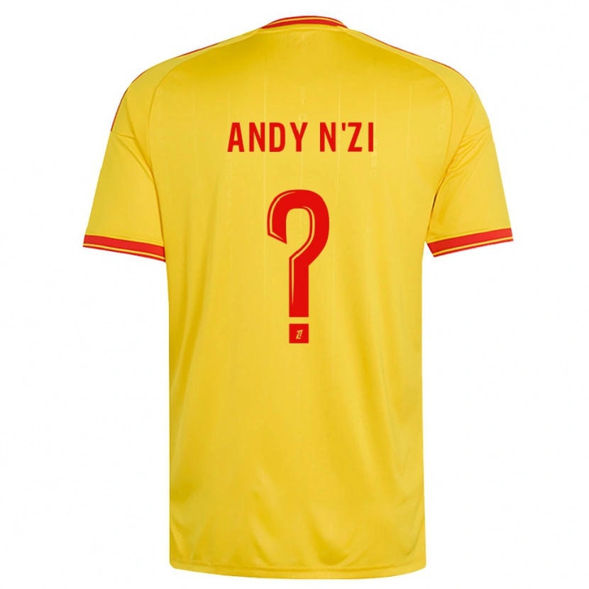 Danxen Kid Christ Andy N'zi #0 Gold Orange Red Home Jersey 2026/27 T-Shirt