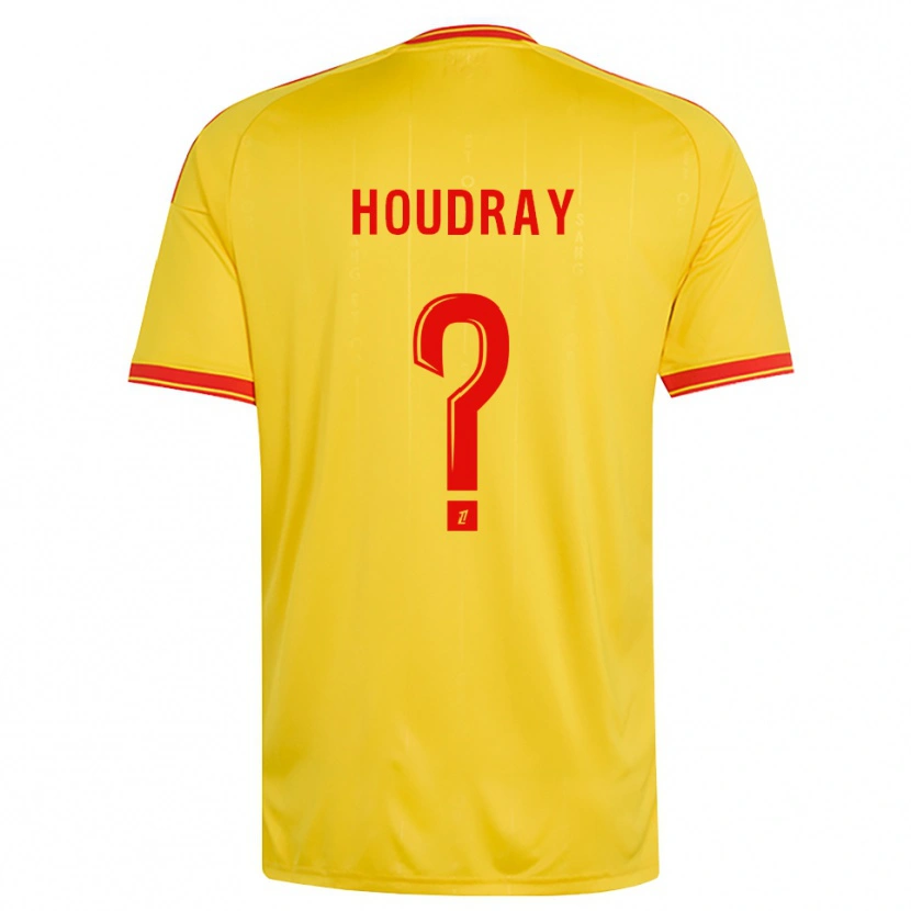 Danxen Kid Leyaan Houdray #0 Gold Orange Red Home Jersey 2026/27 T-Shirt