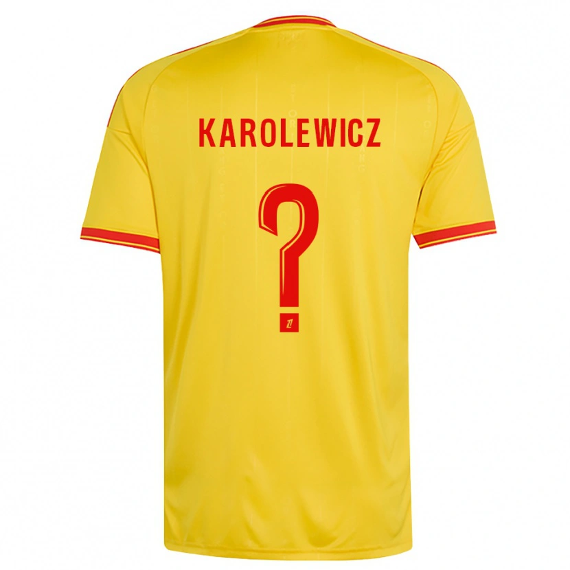 Danxen Kid Roman Karolewicz #0 Gold Orange Red Home Jersey 2026/27 T-Shirt