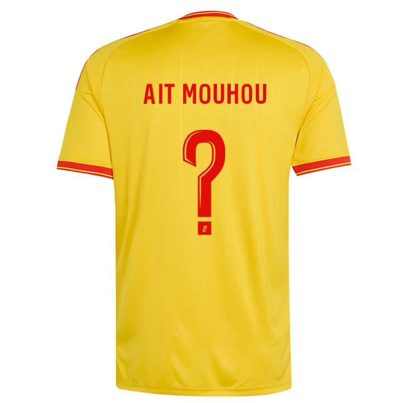 Danxen Kid Nassim Ait Mouhou #0 Gold Orange Red Home Jersey 2026/27 T-Shirt