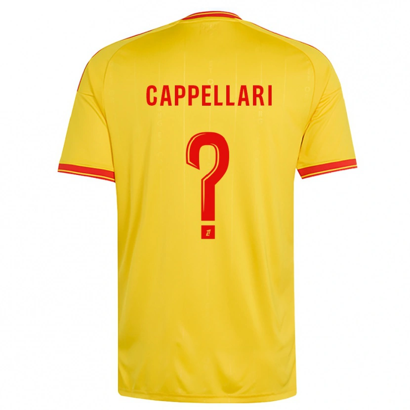 Danxen Kid Jihan Cappellari #0 Gold Orange Red Home Jersey 2026/27 T-Shirt