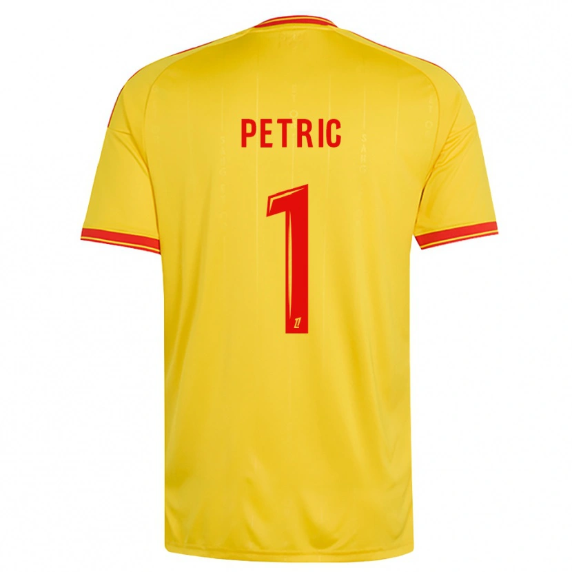Danxen Kid Denis Petric #1 Gold Orange Red Home Jersey 2026/27 T-Shirt