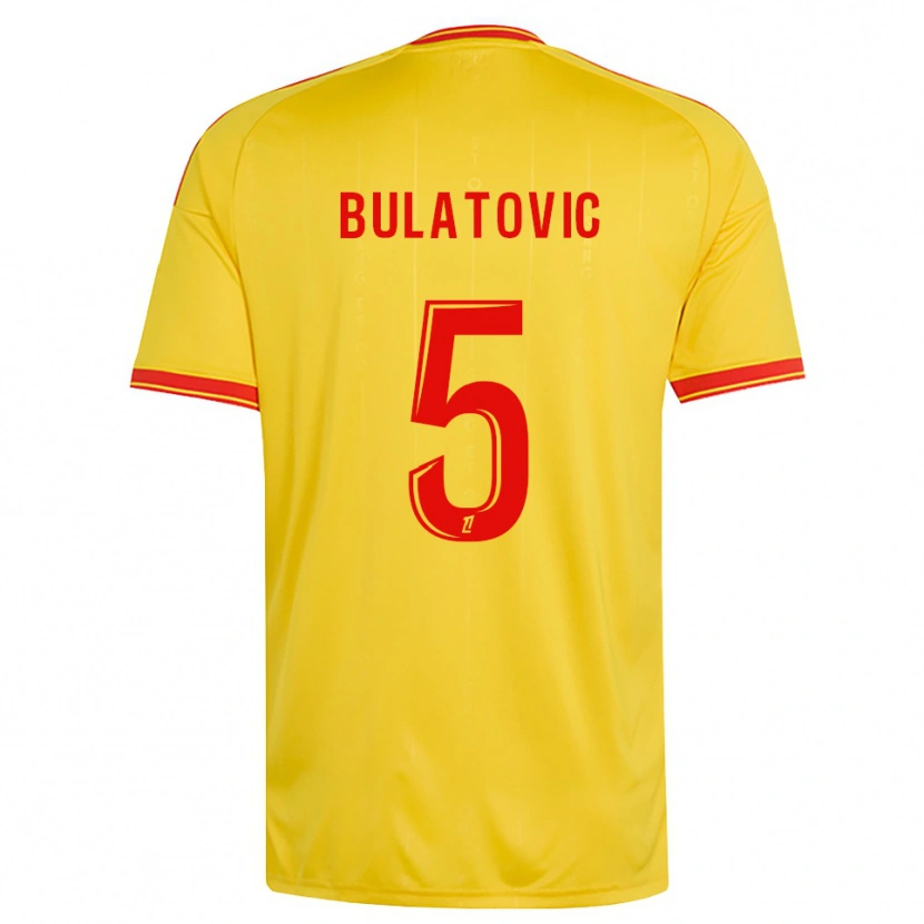 Danxen Kid Andrija Bulatovic #5 Gold Orange Red Home Jersey 2026/27 T-Shirt