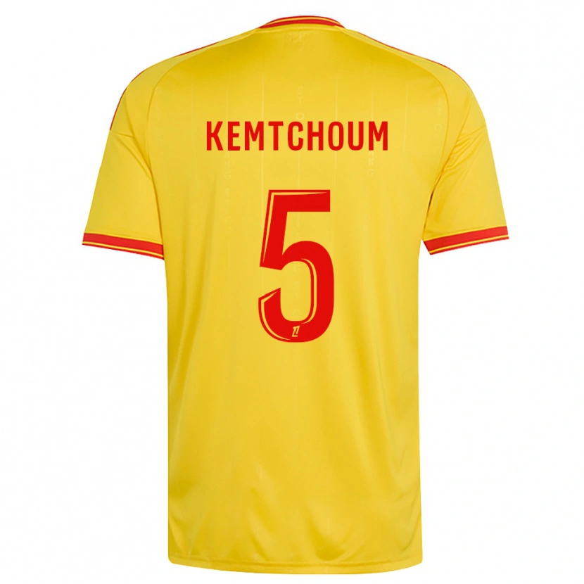 Danxen Kid Noé Kemtchoum #5 Gold Orange Red Home Jersey 2026/27 T-Shirt