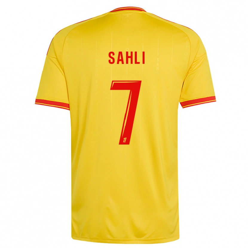 Danxen Kid Wael Sahli #7 Gold Orange Red Home Jersey 2026/27 T-Shirt