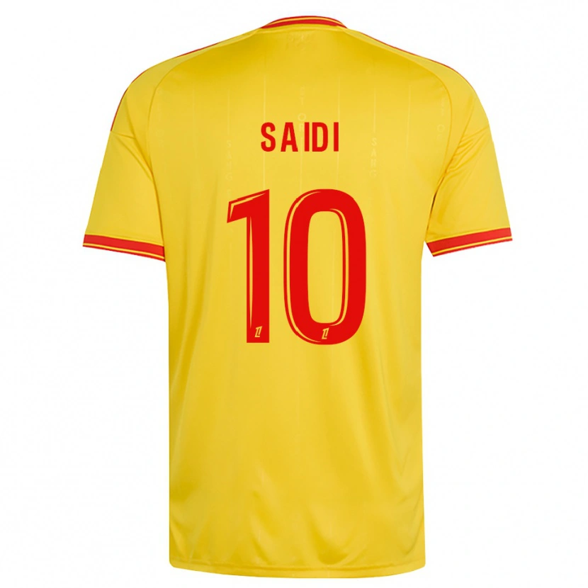 Danxen Kid Kahissa Saïdi #10 Gold Orange Red Home Jersey 2026/27 T-Shirt
