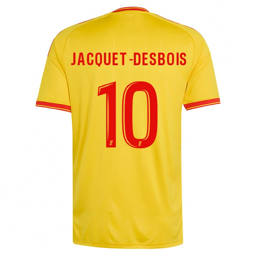 Danxen Kid Tairik Jacquet-Desbois #10 Gold Orange Red Home Jersey 2026/27 T-Shirt