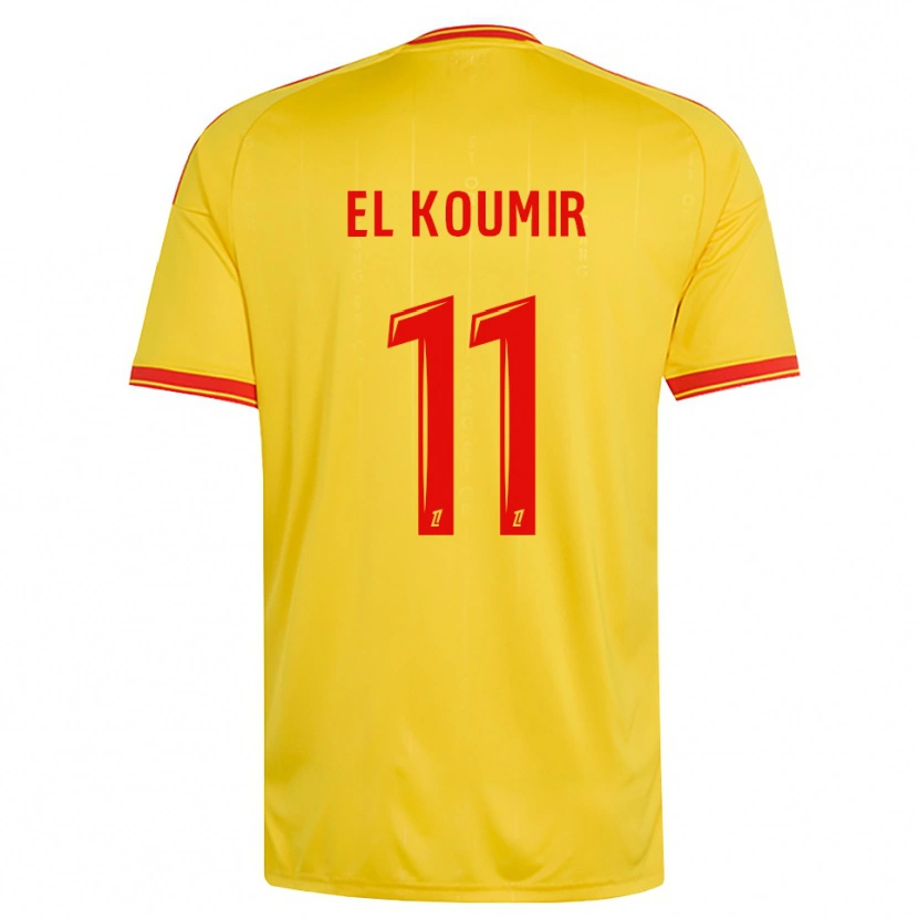 Danxen Kid Kaîna El Koumir #11 Gold Orange Red Home Jersey 2026/27 T-Shirt