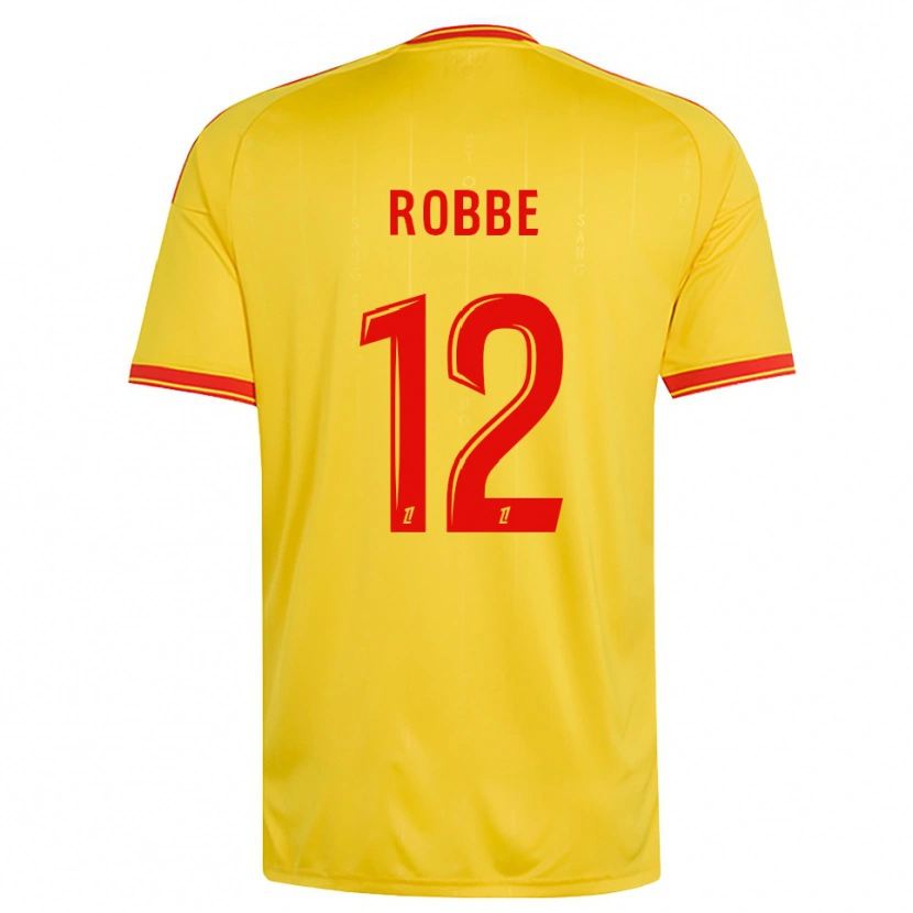 Danxen Kid Lucas Robbe #12 Gold Orange Red Home Jersey 2026/27 T-Shirt