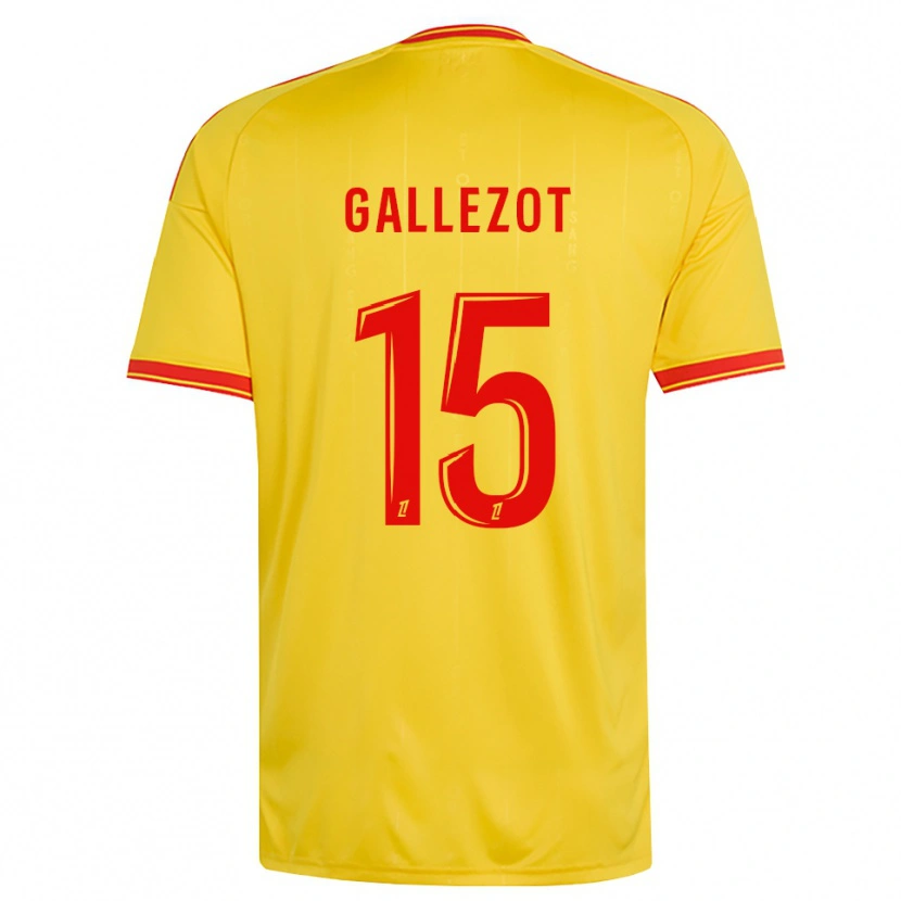 Danxen Kid Tim Gallezot #15 Gold Orange Red Home Jersey 2026/27 T-Shirt