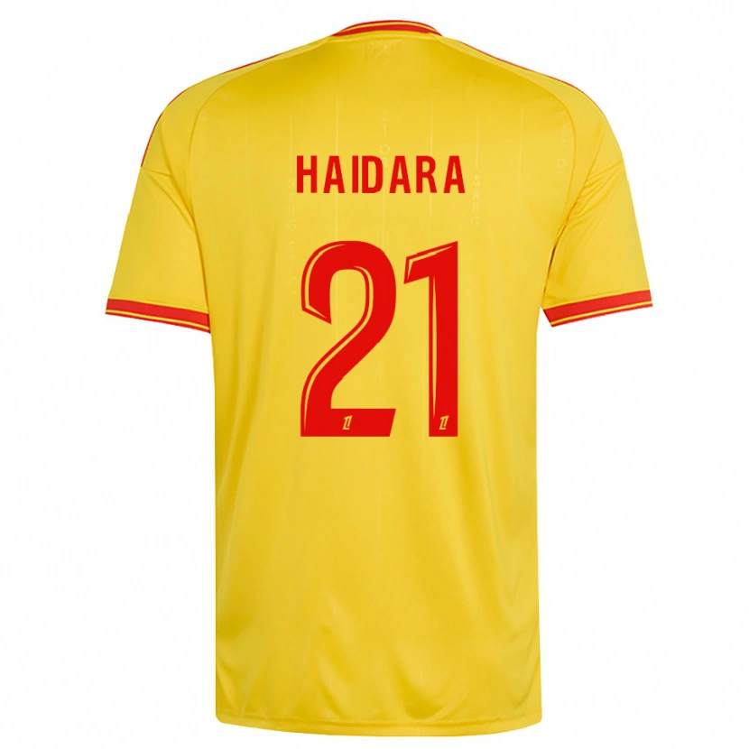 Danxen Kid Amadou Haidara #21 Gold Orange Red Home Jersey 2026/27 T-Shirt