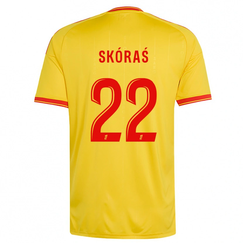 Danxen Kid Michal Skoras #22 Gold Orange Red Home Jersey 2026/27 T-Shirt