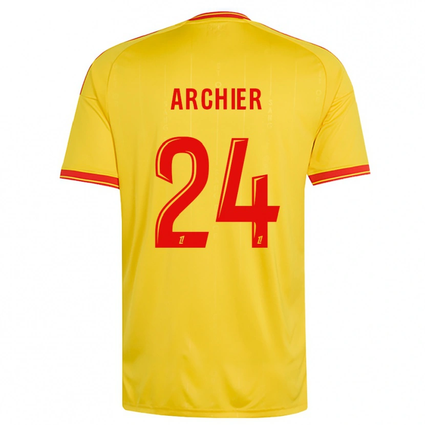 Danxen Kid Louann Archier #24 Gold Orange Red Home Jersey 2026/27 T-Shirt