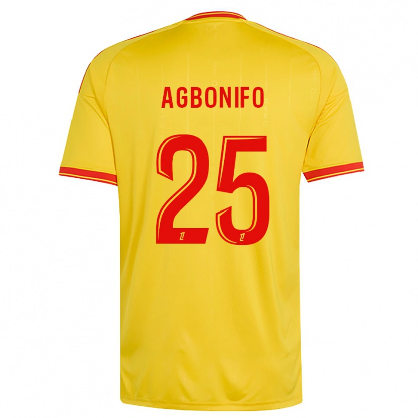 Danxen Kid Jeremy Agbonifo #25 Gold Orange Red Home Jersey 2026/27 T-Shirt
