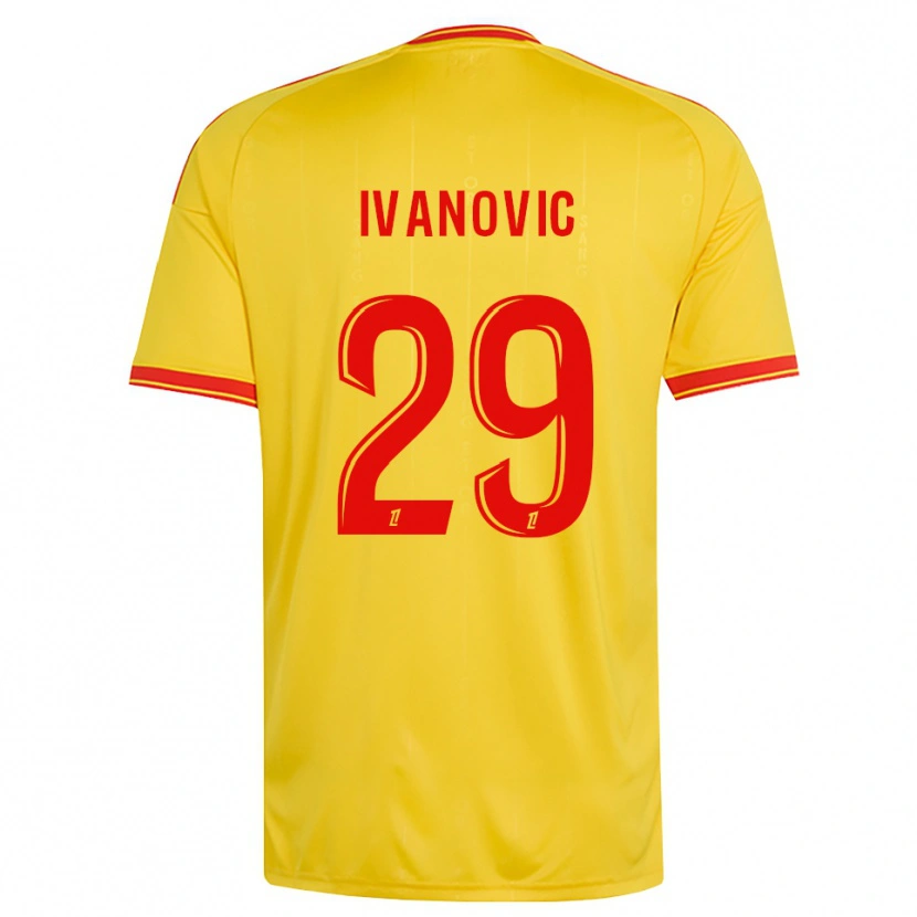 Danxen Kid Franjo Ivanović #29 Gold Orange Red Home Jersey 2026/27 T-Shirt