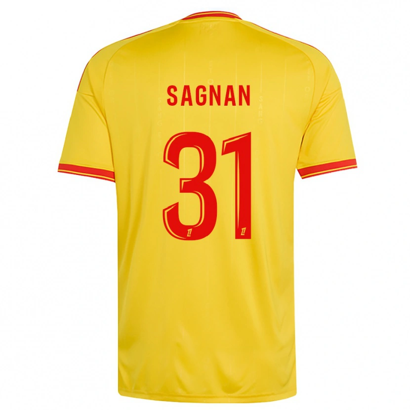 Danxen Kid Souleymane Sagnan #31 Gold Orange Red Home Jersey 2026/27 T-Shirt