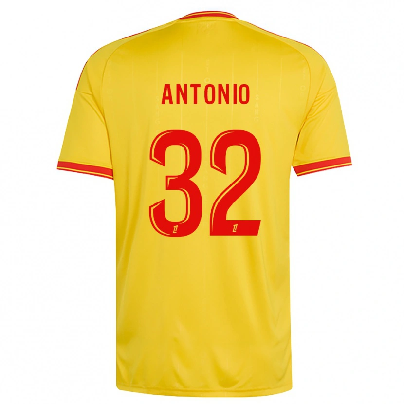 Danxen Kid Kyllian Antonio #32 Gold Orange Red Home Jersey 2026/27 T-Shirt