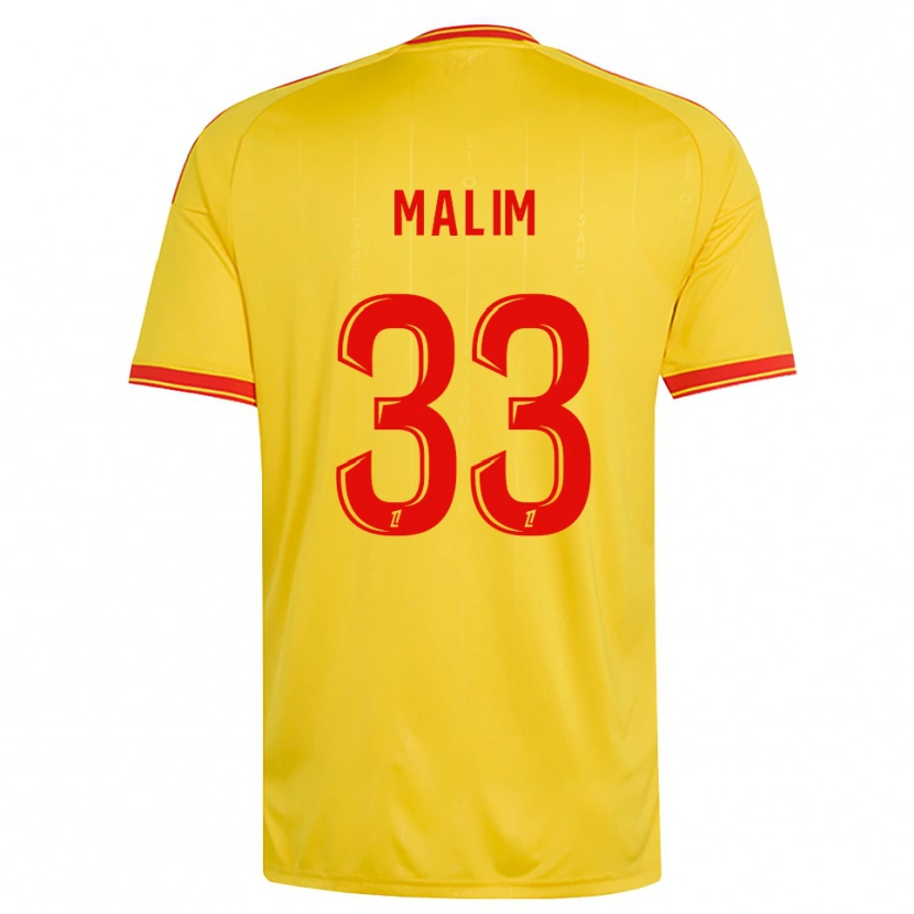 Danxen Kid Yasmina Malim #33 Gold Orange Red Home Jersey 2026/27 T-Shirt