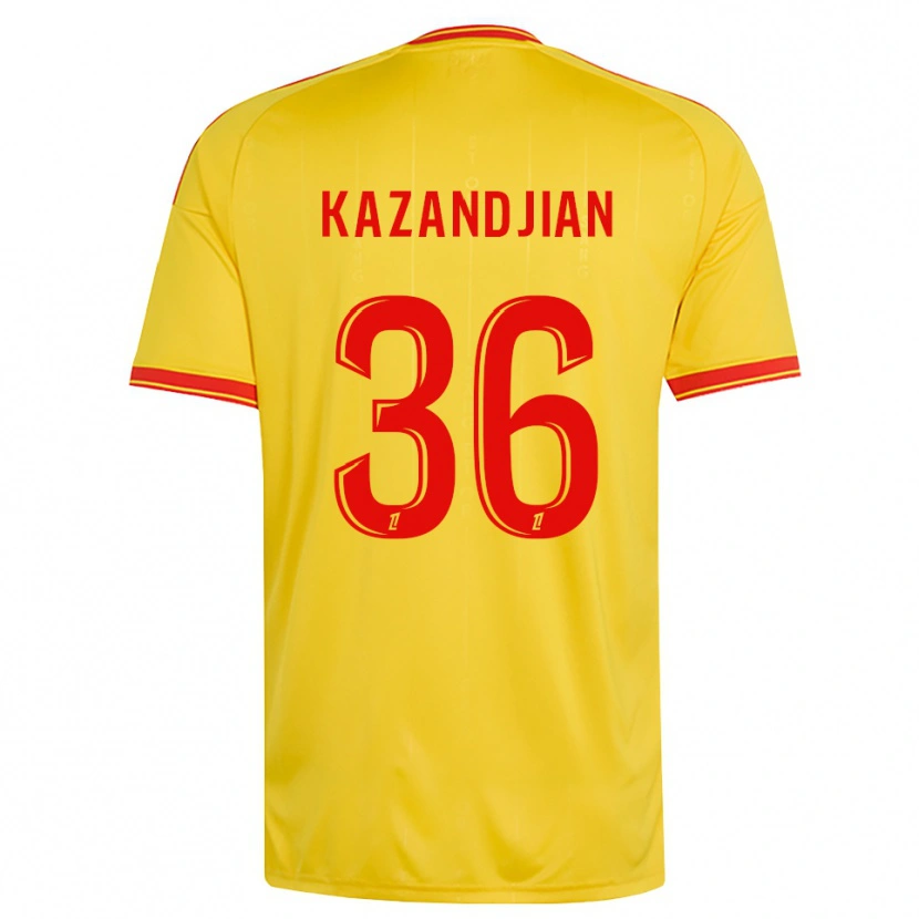 Danxen Kid Lara Kazandjian #36 Gold Orange Red Home Jersey 2026/27 T-Shirt