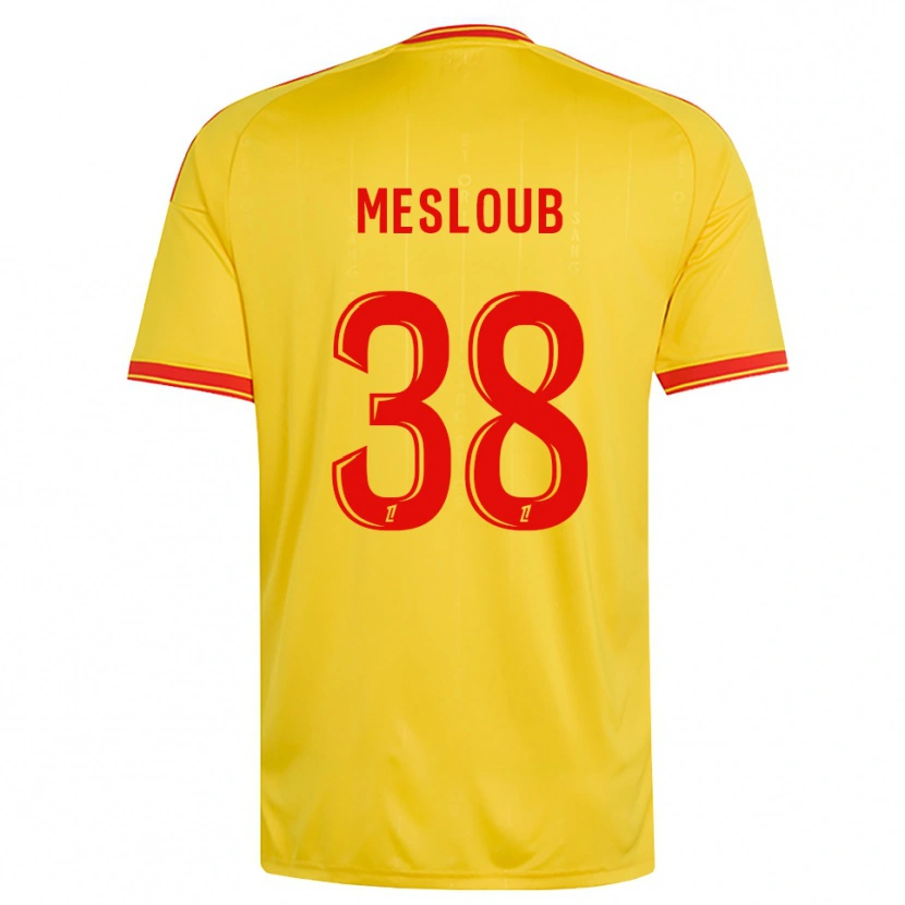 Danxen Kid Mezian Mesloub #38 Gold Orange Red Home Jersey 2026/27 T-Shirt