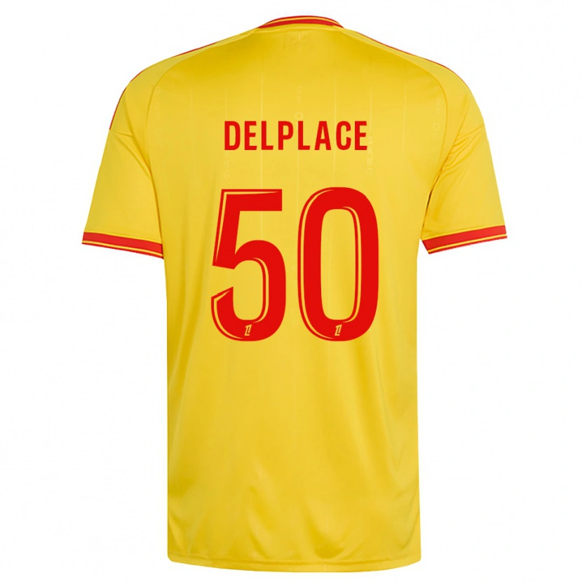 Danxen Kid Adam Delplace #50 Gold Orange Red Home Jersey 2026/27 T-Shirt
