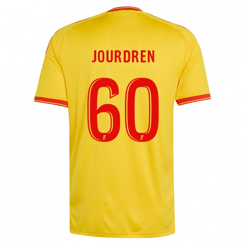 Danxen Kid Ilan Jourdren #60 Gold Orange Red Home Jersey 2026/27 T-Shirt