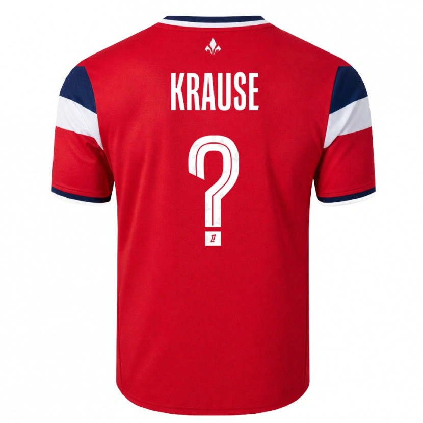 Danxen Kid Evhan Krause #0 Red White Royal Blue Home Jersey 2026/27 T-Shirt