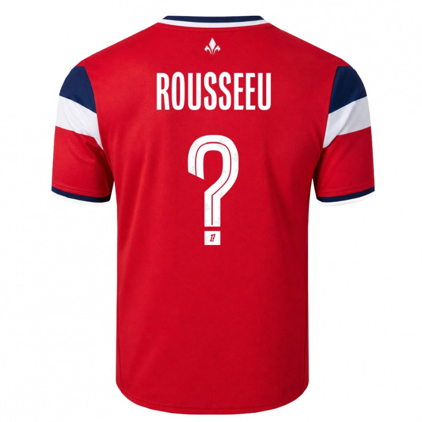 Danxen Kid Justine Rousseeu #0 Red White Royal Blue Home Jersey 2026/27 T-Shirt