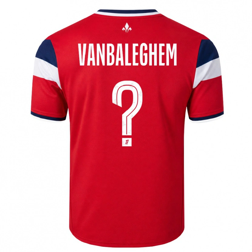 Danxen Kid Valentin Vanbaleghem #0 Red White Royal Blue Home Jersey 2026/27 T-Shirt