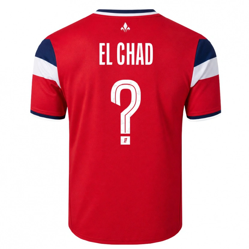Danxen Kid Nesryne El Chad #0 Red White Royal Blue Home Jersey 2026/27 T-Shirt
