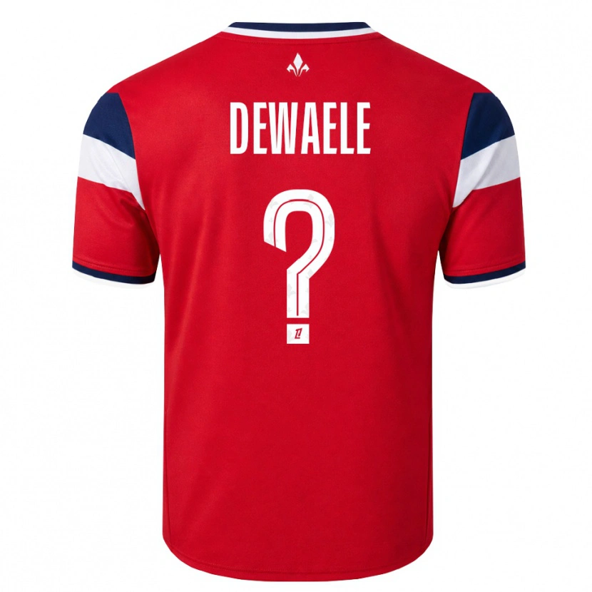 Danxen Kid Élina Dewaele #0 Red White Royal Blue Home Jersey 2026/27 T-Shirt