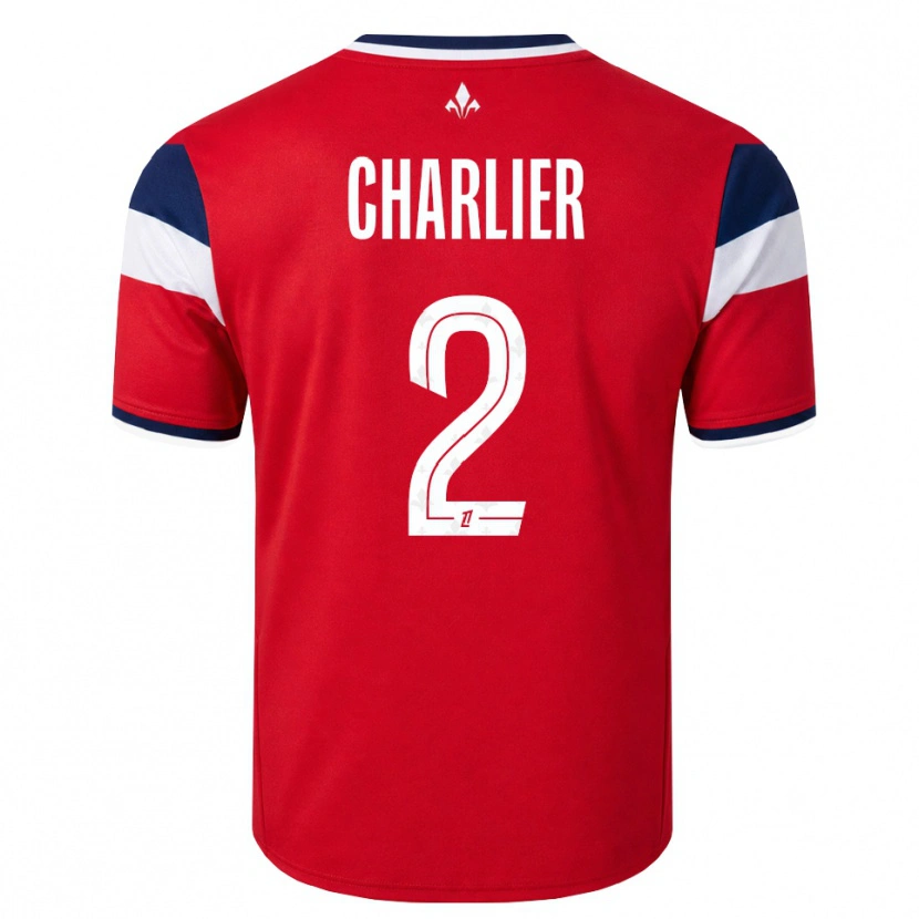 Danxen Kid Amaury Charlier #2 Red White Royal Blue Home Jersey 2026/27 T-Shirt