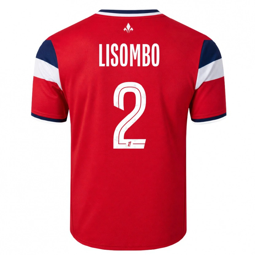 Danxen Kid Lougy Lisombo #2 Red White Royal Blue Home Jersey 2026/27 T-Shirt