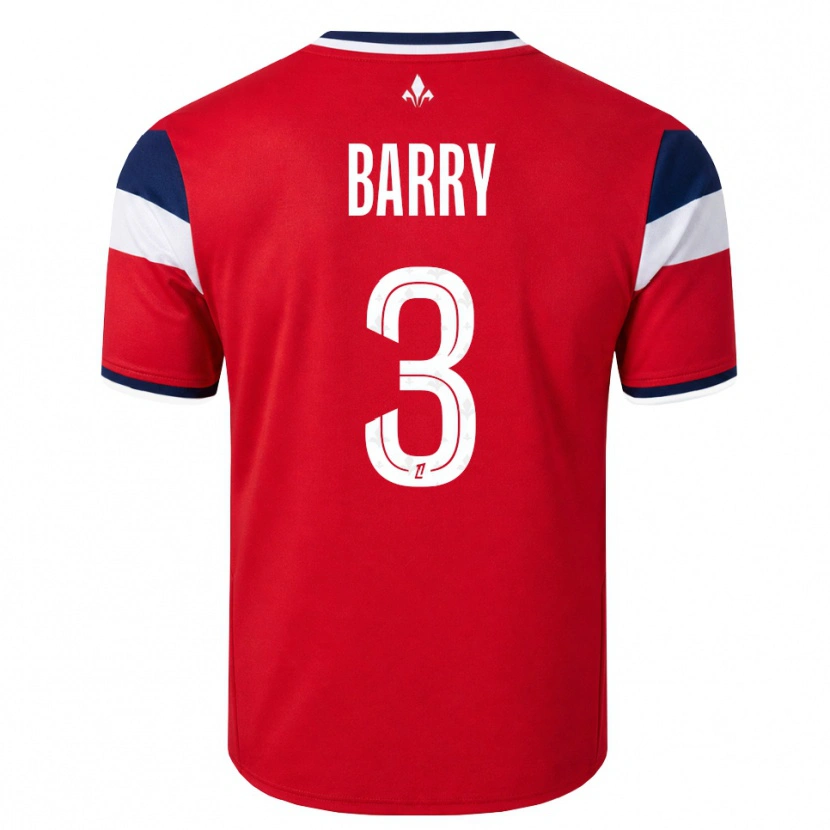 Danxen Kid Léo Barry #3 Red White Royal Blue Home Jersey 2026/27 T-Shirt