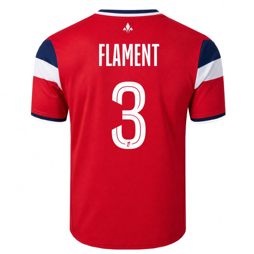 Danxen Kid Corentin Flament #3 Red White Royal Blue Home Jersey 2026/27 T-Shirt