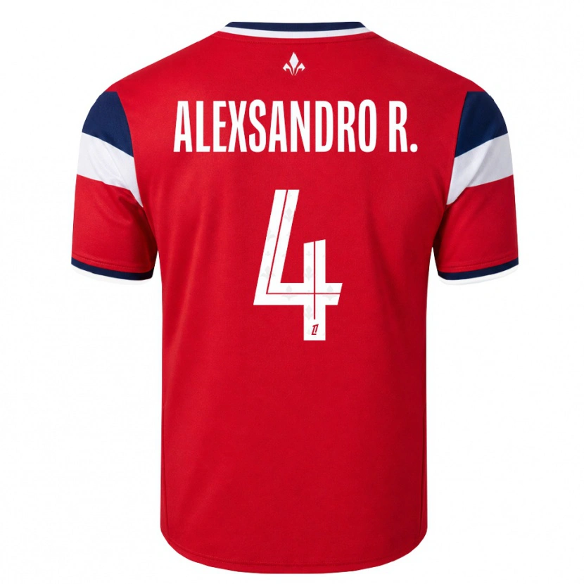 Danxen Kid Alexsandro Victor De Souza Ribeiro #4 Red White Royal Blue Home Jersey 2026/27 T-Shirt