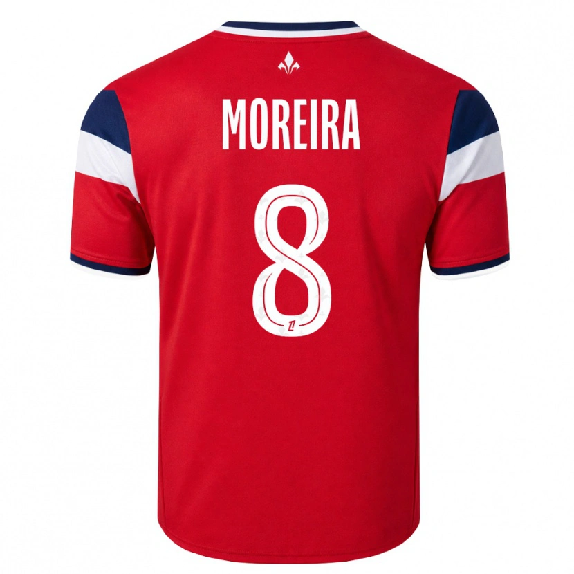 Danxen Kid Keziah Moreira #8 Red White Royal Blue Home Jersey 2026/27 T-Shirt