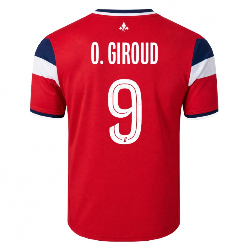 Danxen Kid Olivier Giroud #9 Red White Royal Blue Home Jersey 2026/27 T-Shirt