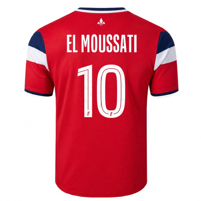 Danxen Kid Redouane El Moussati #10 Red White Royal Blue Home Jersey 2026/27 T-Shirt