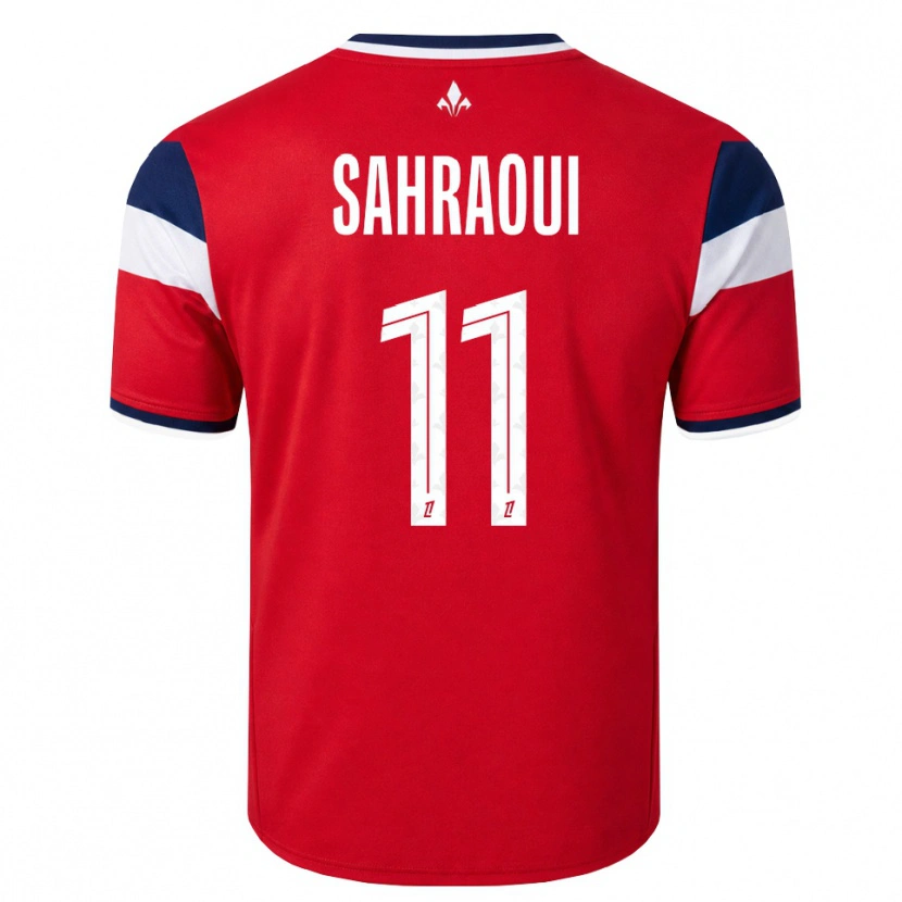 Danxen Kid Osame Sahraoui #11 Red White Royal Blue Home Jersey 2026/27 T-Shirt