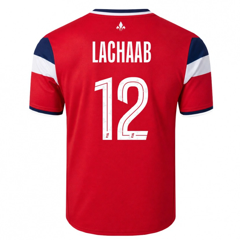Danxen Kid Younes Lachaab #12 Red White Royal Blue Home Jersey 2026/27 T-Shirt