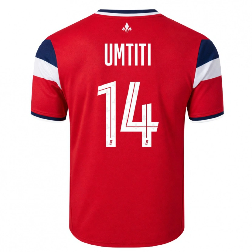Danxen Kid Samuel Umtiti #14 Red White Royal Blue Home Jersey 2026/27 T-Shirt