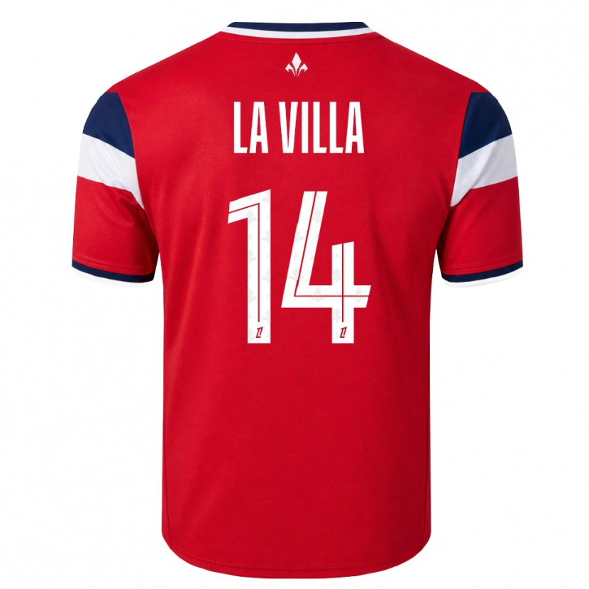 Danxen Kid Caroline La Villa #14 Red White Royal Blue Home Jersey 2026/27 T-Shirt