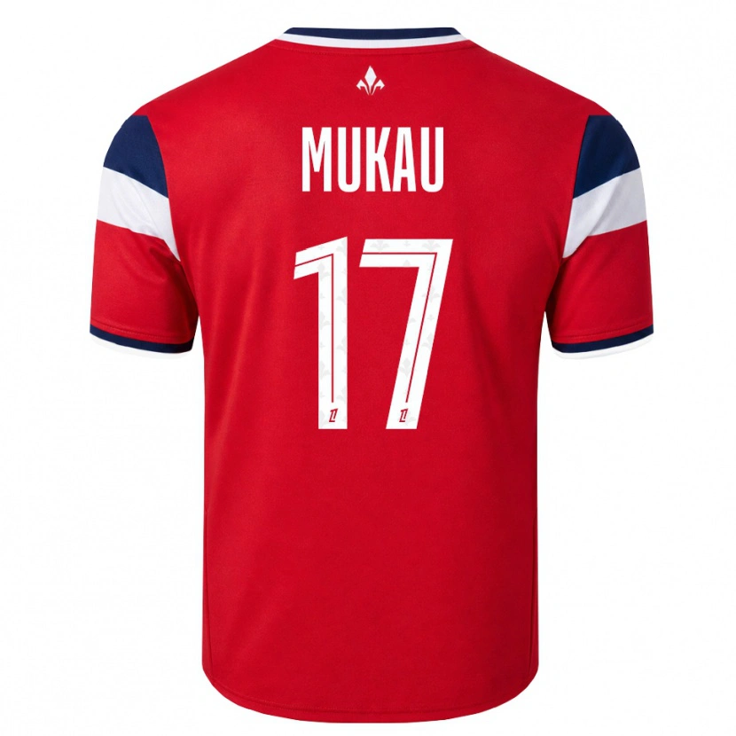 Danxen Kid Ngal'ayel Mukau #17 Red White Royal Blue Home Jersey 2026/27 T-Shirt