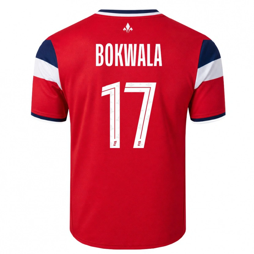 Danxen Kid Béni Bokwala #17 Red White Royal Blue Home Jersey 2026/27 T-Shirt