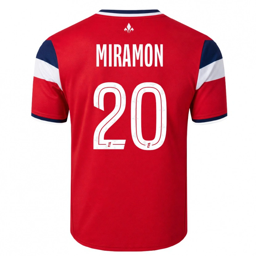 Danxen Kid Ignacio Miramón #20 Red White Royal Blue Home Jersey 2026/27 T-Shirt