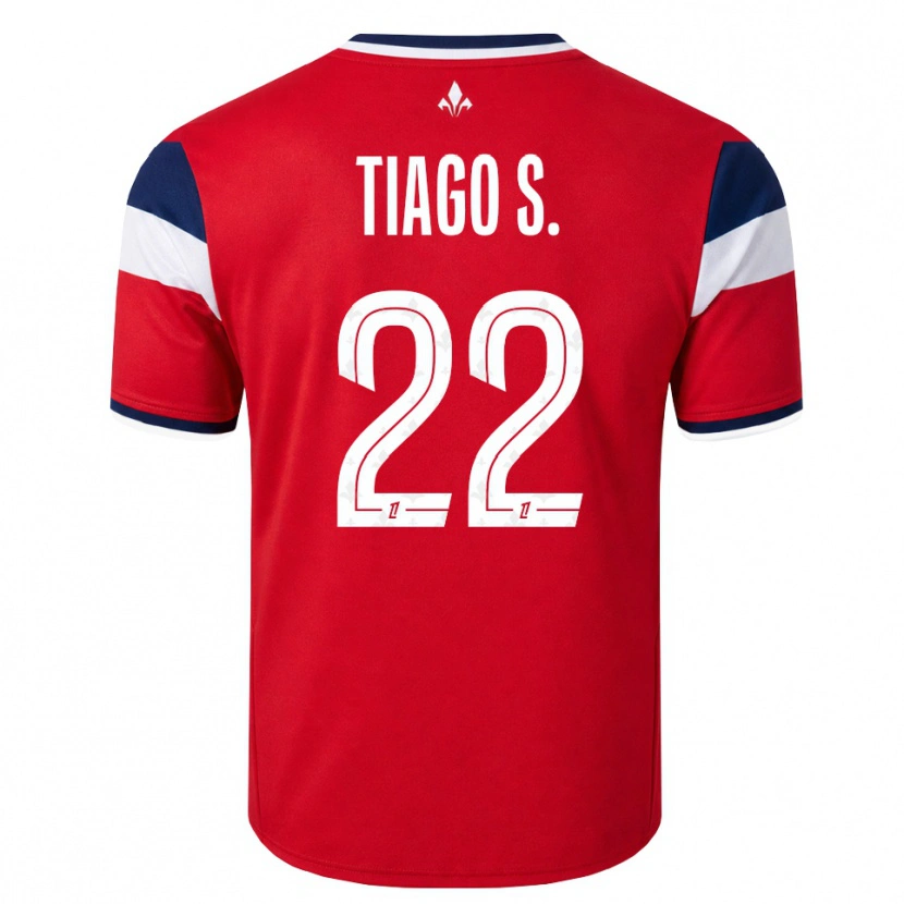 Danxen Kid Tiago Santos #22 Red White Royal Blue Home Jersey 2026/27 T-Shirt