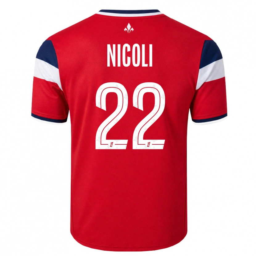 Danxen Kid Morgane Nicoli #22 Red White Royal Blue Home Jersey 2026/27 T-Shirt