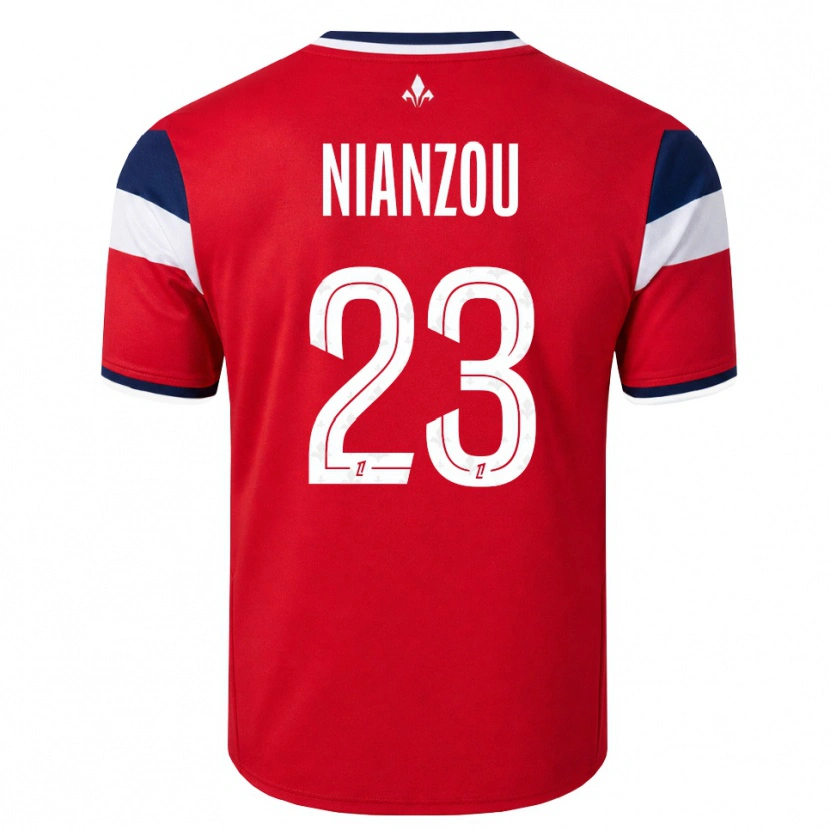 Danxen Kid Tanguy Nianzou #23 Red White Royal Blue Home Jersey 2026/27 T-Shirt