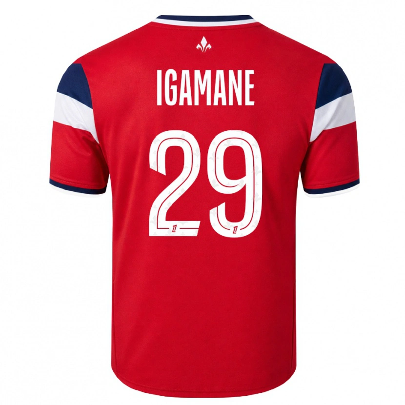 Danxen Kid Hamza Igamane #29 Red White Royal Blue Home Jersey 2026/27 T-Shirt